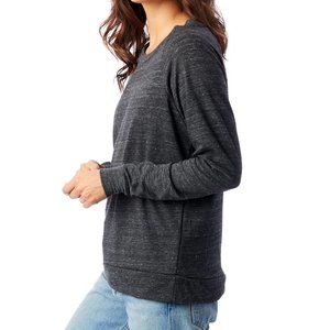 Alternative Apparel Dark Heather Charcoal Long Sleeve Tee